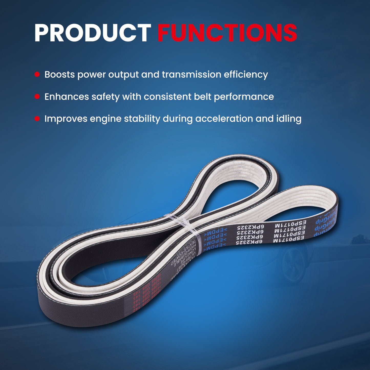 MOCA Serpentine Belt - ESP0171M