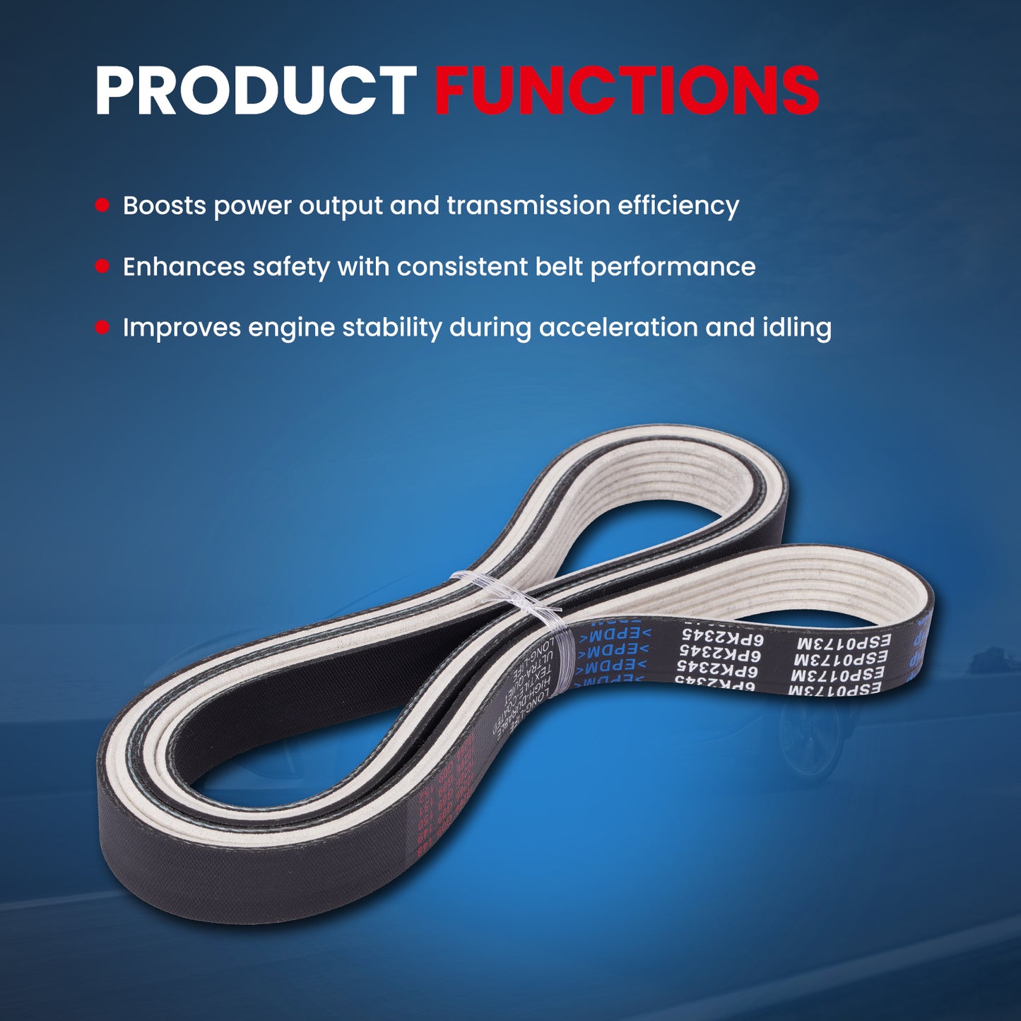 MOCA Serpentine Belt - ESP0173M