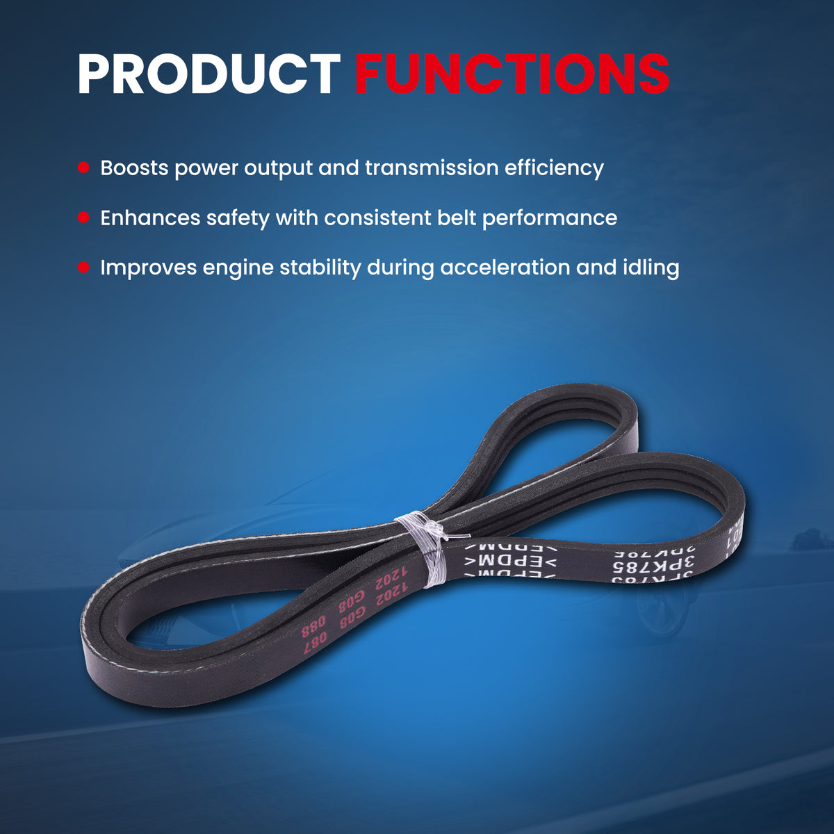 MOCA Serpentine Belt - ESP0201