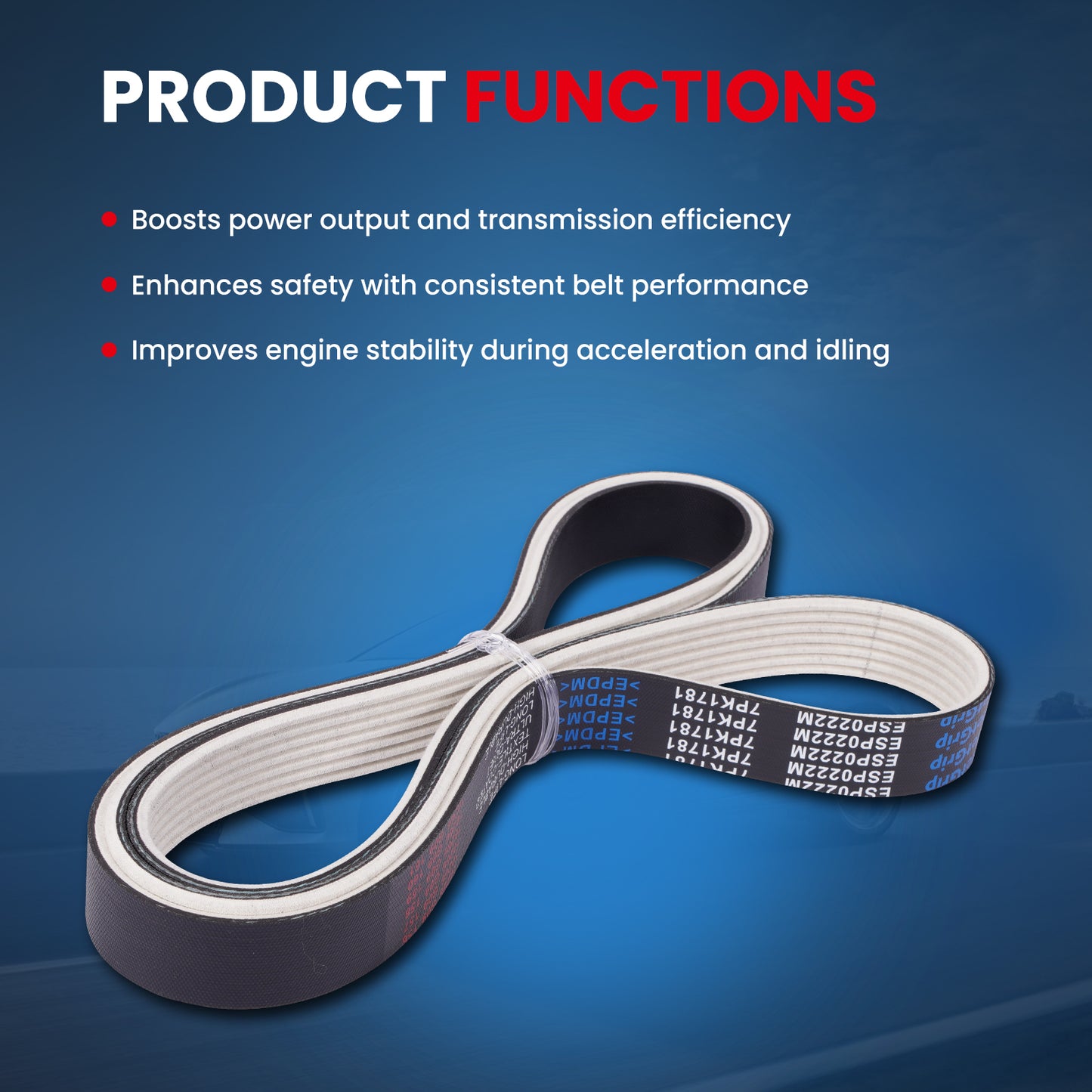 MOCA Serpentine Belt - ESP0222M