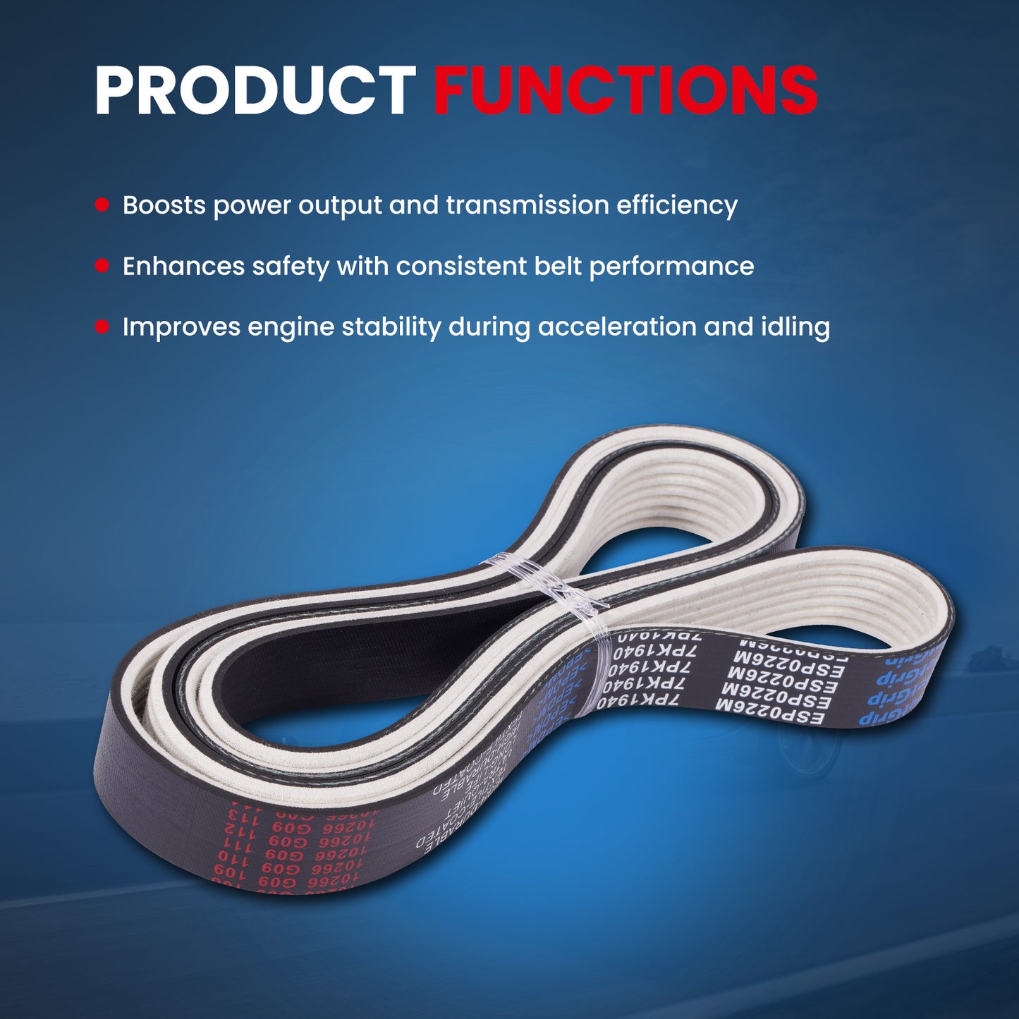 MOCA Serpentine Belt - ESP0226M