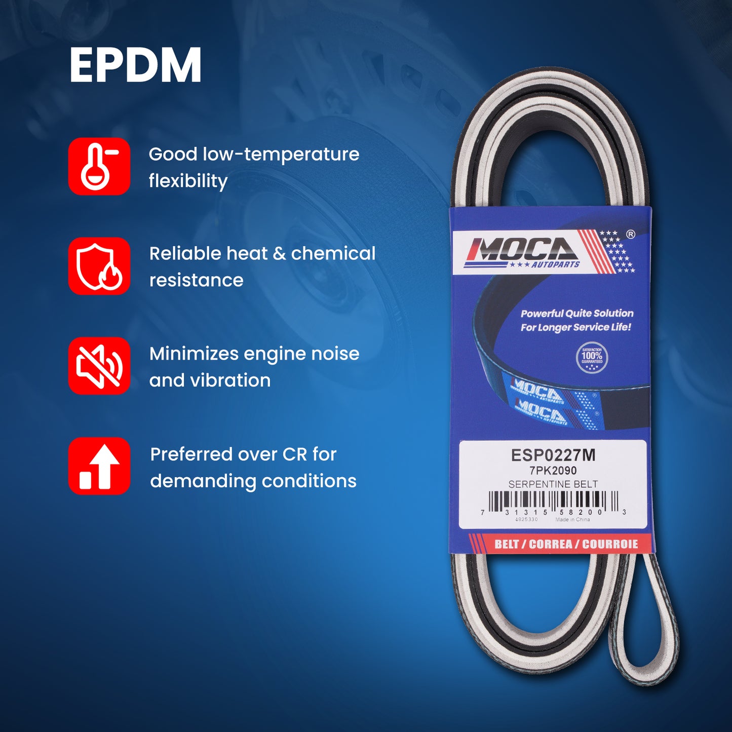MOCA Serpentine Belt - ESP0227M