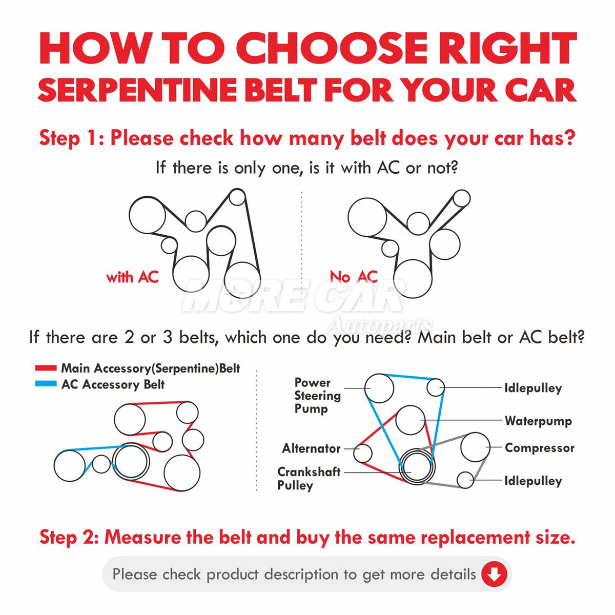 MOCA Serpentine Belt - ESP0283