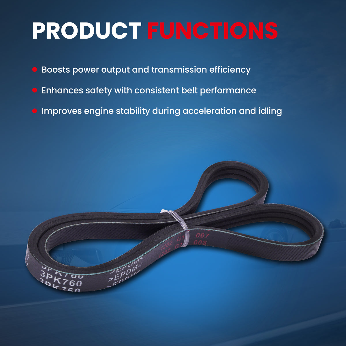 MOCA Serpentine Belt kit - ESP1026K2