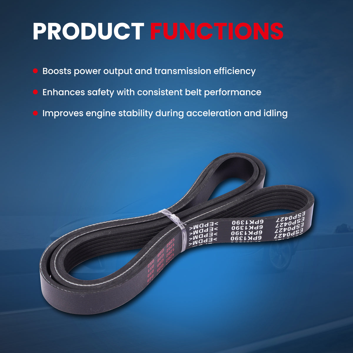 MOCA Serpentine Belt kit - ESP1034K2