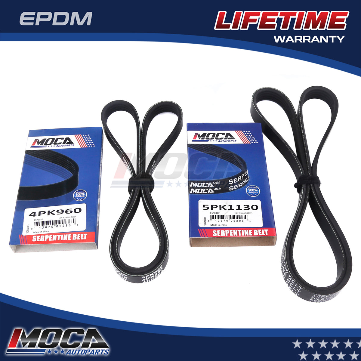 MOCA Serpentine Belt kit - ESP1084K2
