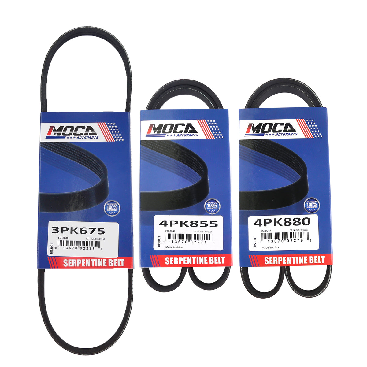 MOCA Serpentine Belt kit - ESP1128K3
