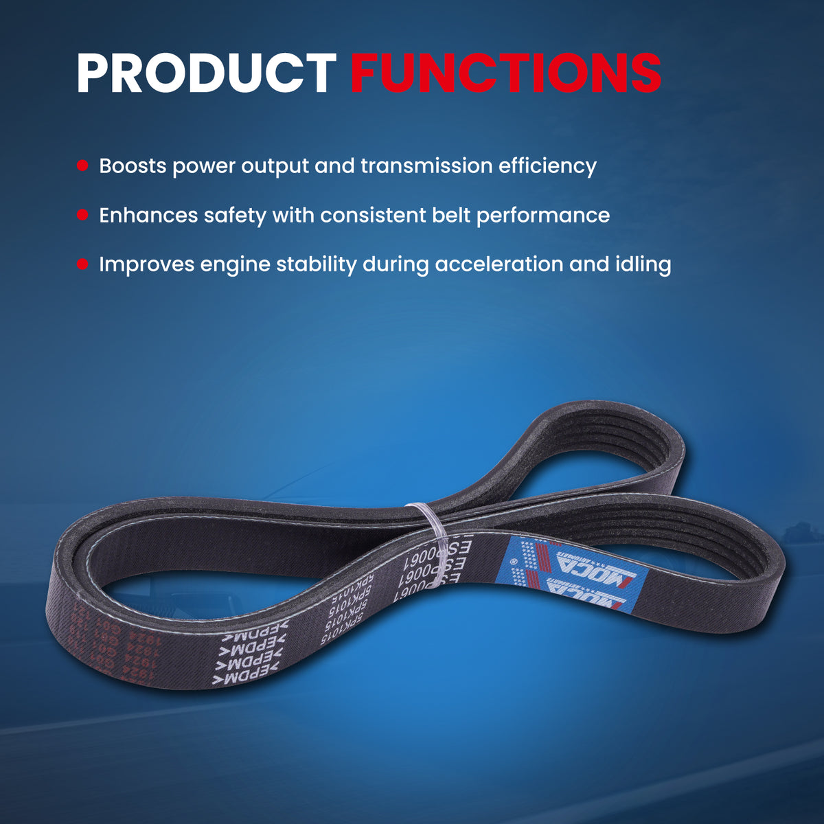 MOCA Serpentine Belt kit - ESP1129K3