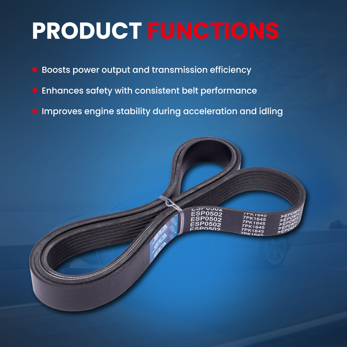 MOCA Serpentine Belt kit - ESP2046K2