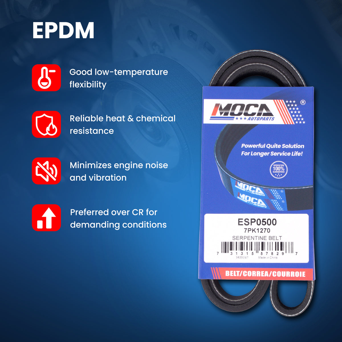 MOCA Serpentine Belt kit - ESP2048K2