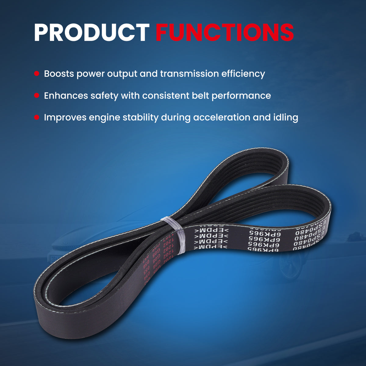 MOCA Serpentine Belt kit - ESP2050K2