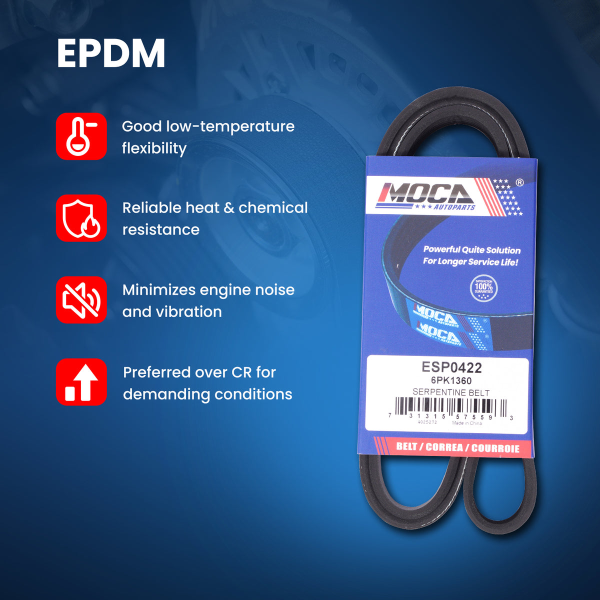 MOCA Serpentine Belt - ESP0422