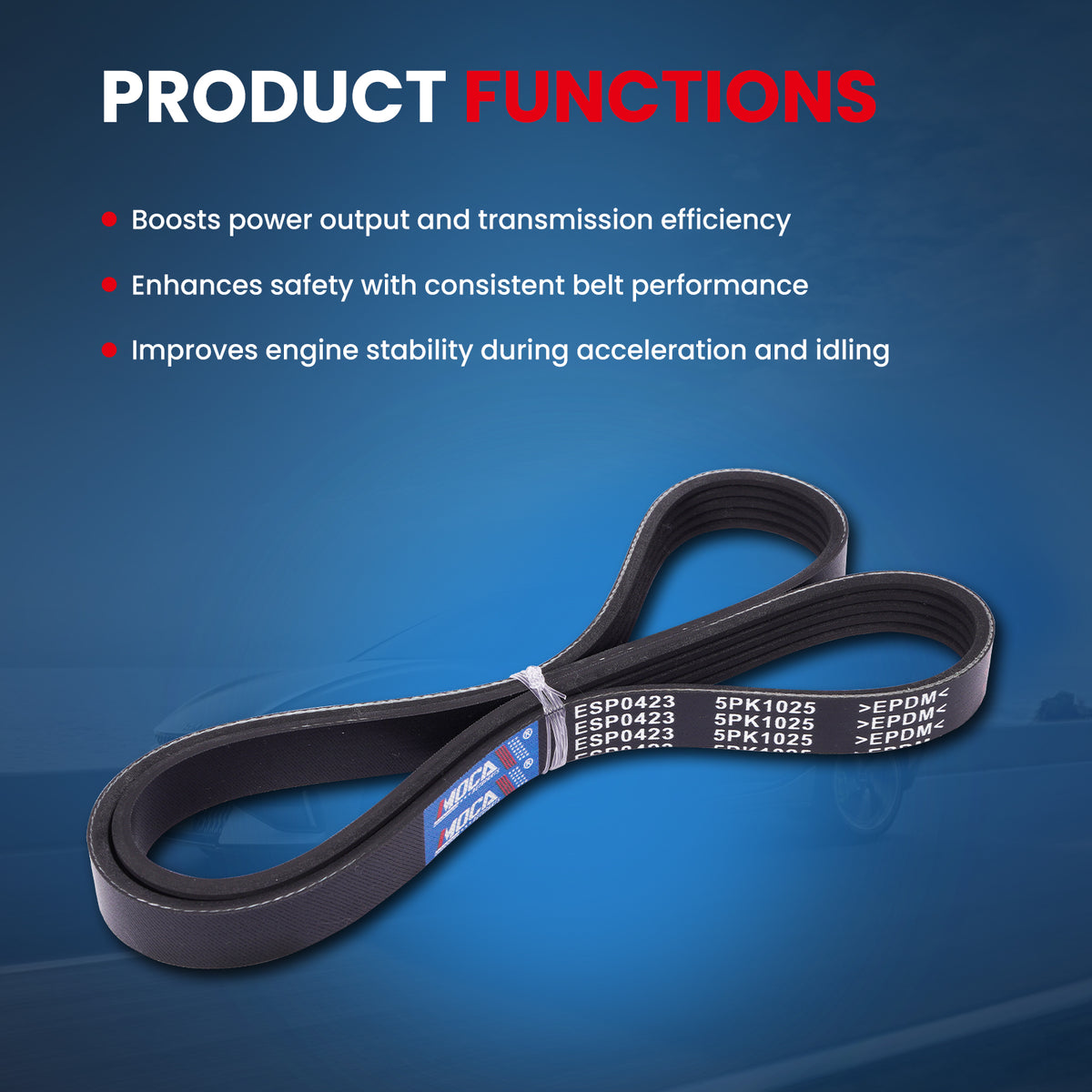 MOCA Serpentine Belt - ESP0423