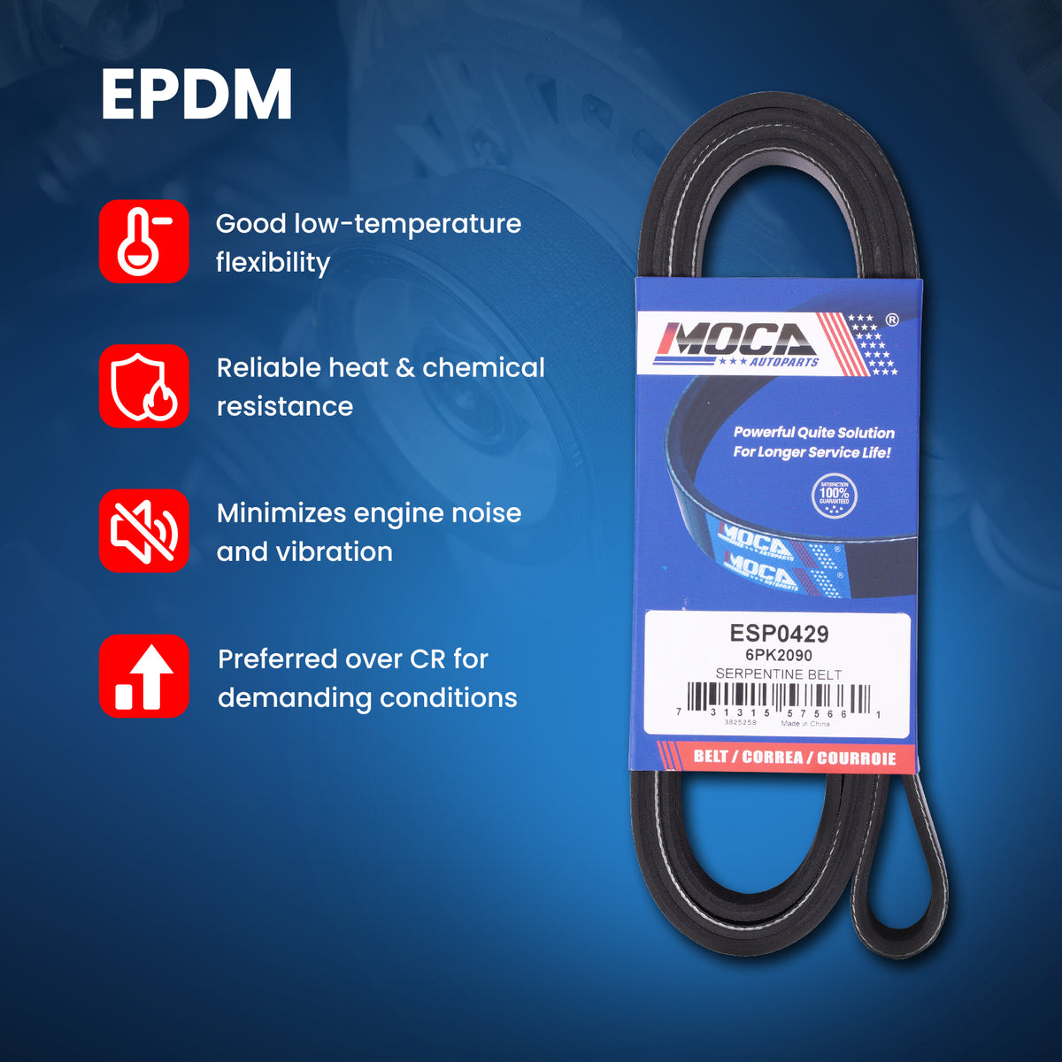 MOCA Serpentine Belt - ESP0429