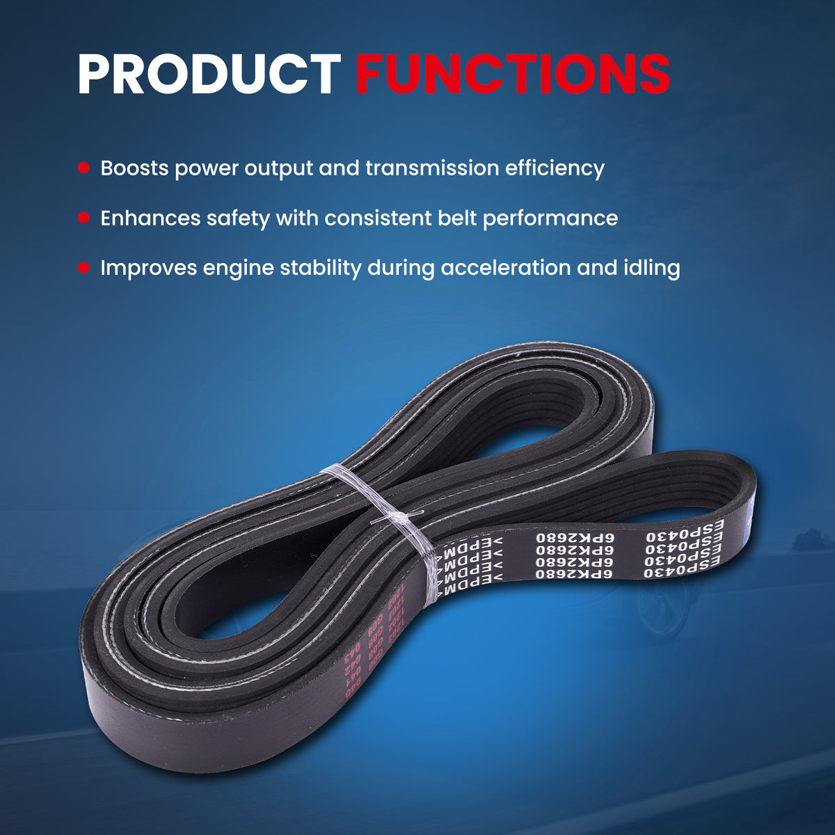 MOCA Serpentine Belt - ESP0430