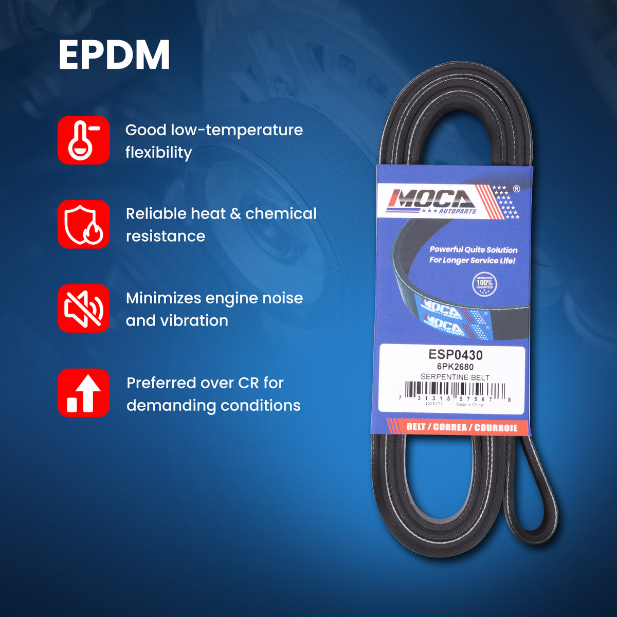 MOCA Serpentine Belt - ESP0430