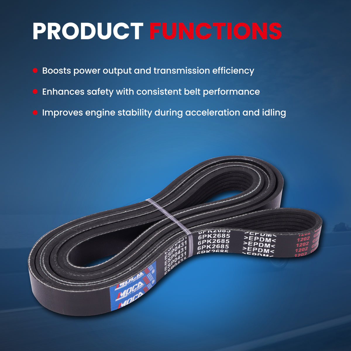 MOCA Serpentine Belt - ESP0431