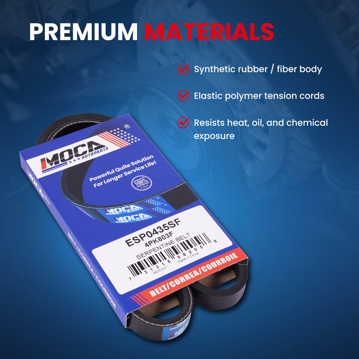 MOCA Serpentine Belt - ESP0435SF