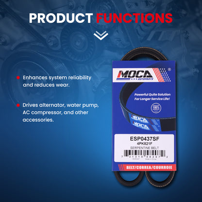 MOCA Serpentine Belt - ESP0437SF