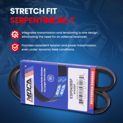 MOCA Serpentine Belt - ESP0438SF