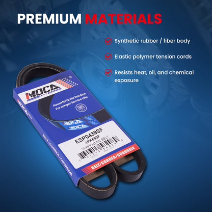 MOCA Serpentine Belt - ESP0438SF