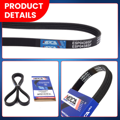 MOCA Serpentine Belt - ESP0438SF
