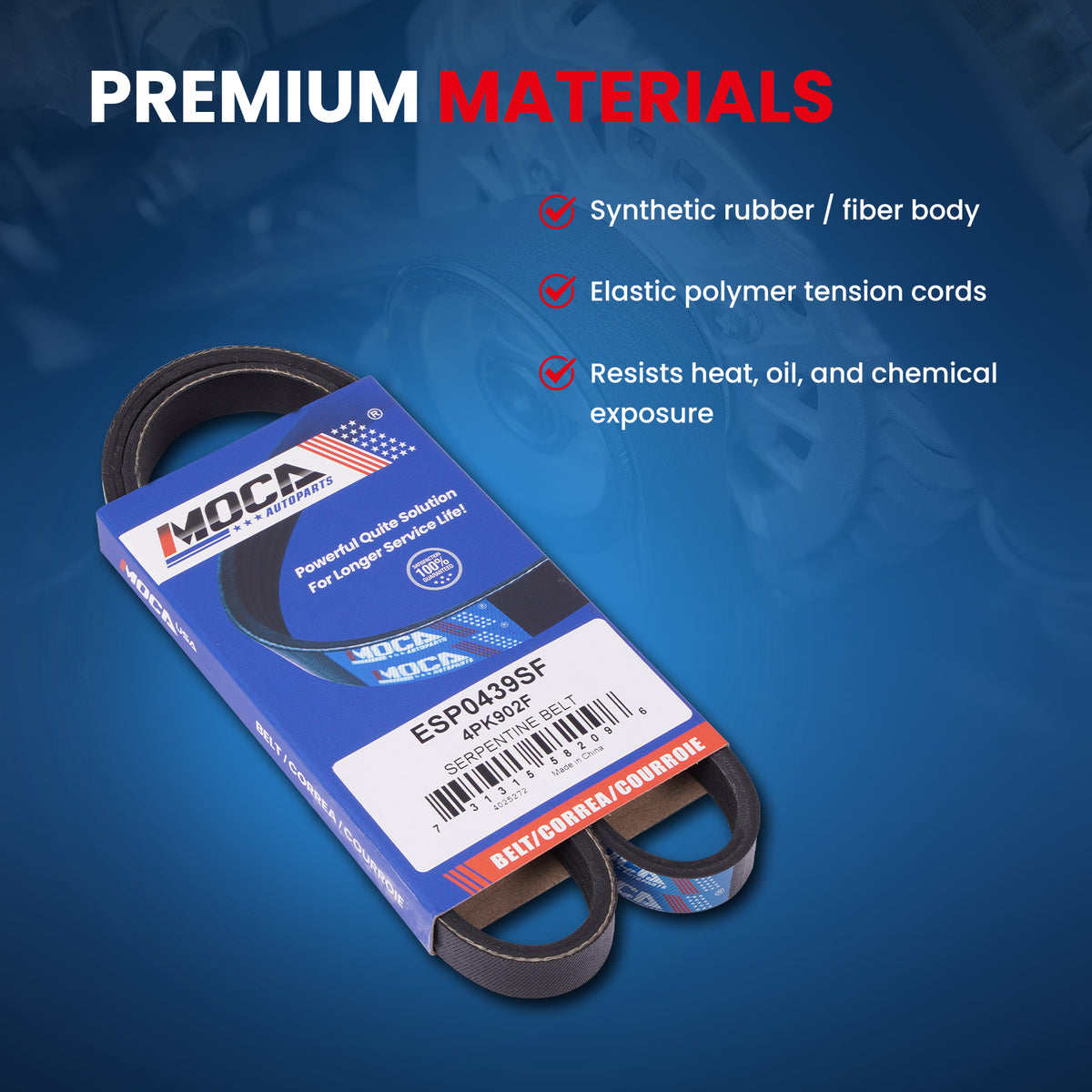 MOCA Serpentine Belt - ESP0439SF