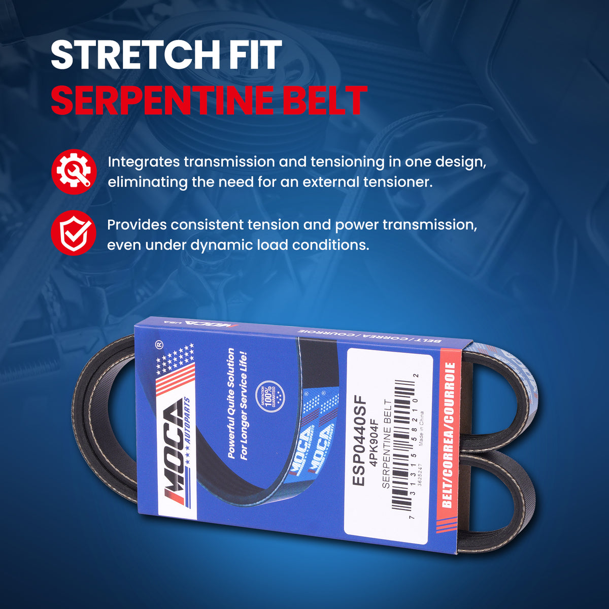MOCA Serpentine Belt - ESP0440SF