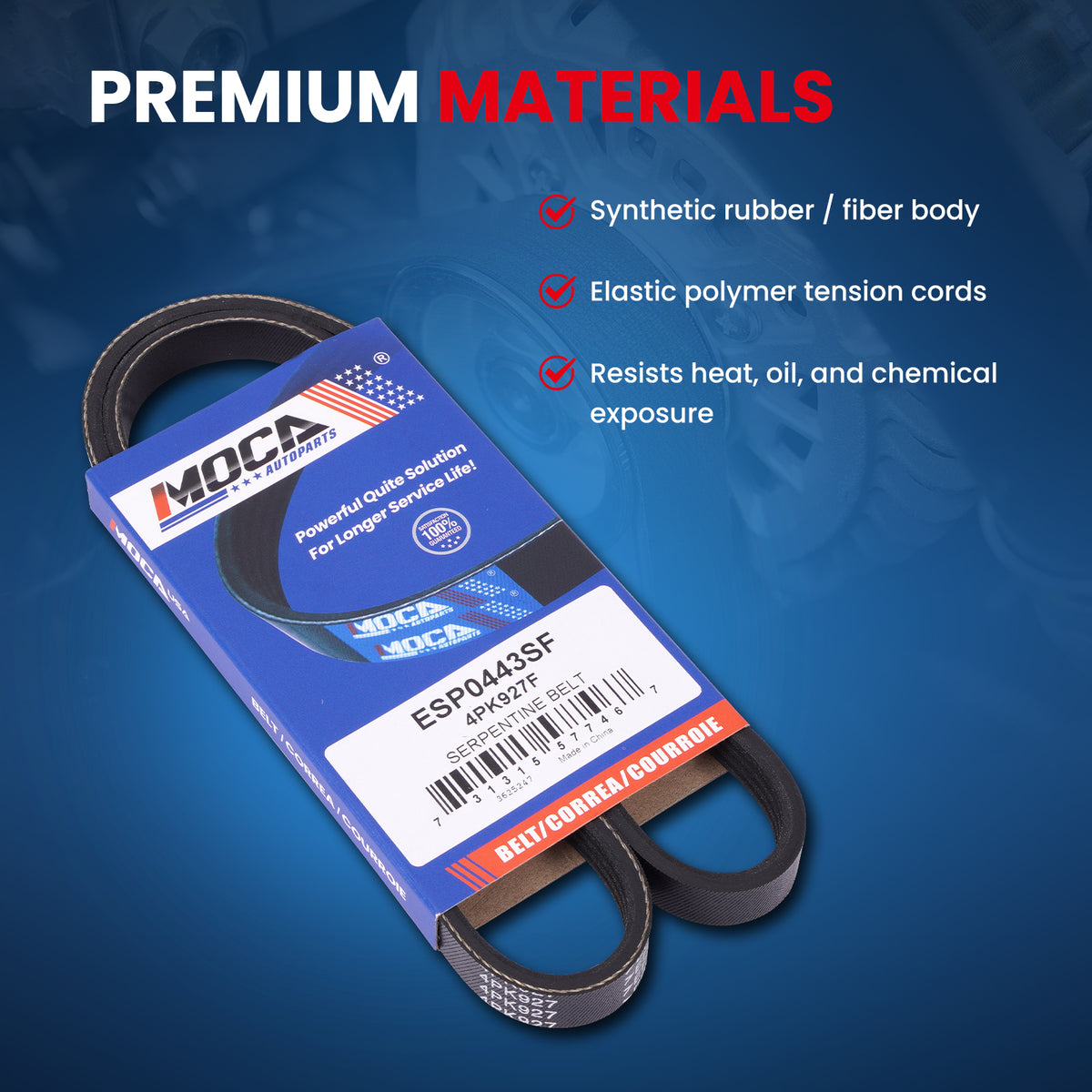 MOCA Serpentine Belt - ESP0443SF