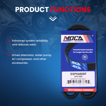 MOCA Serpentine Belt - ESP0450SF