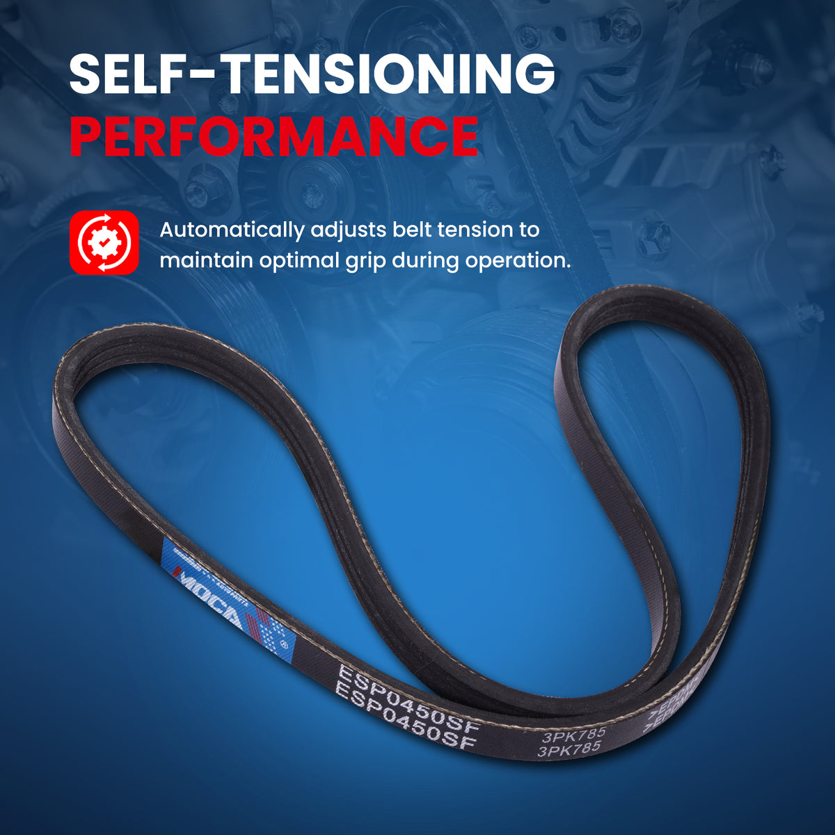MOCA Serpentine Belt - ESP0450SF