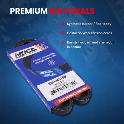 MOCA Serpentine Belt - ESP0451SF