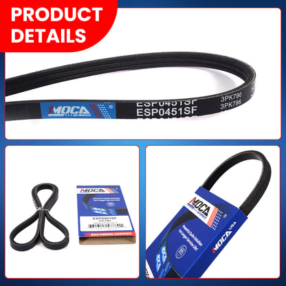 MOCA Serpentine Belt - ESP0451SF
