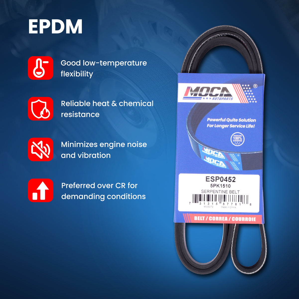 MOCA Serpentine Belt - ESP0452