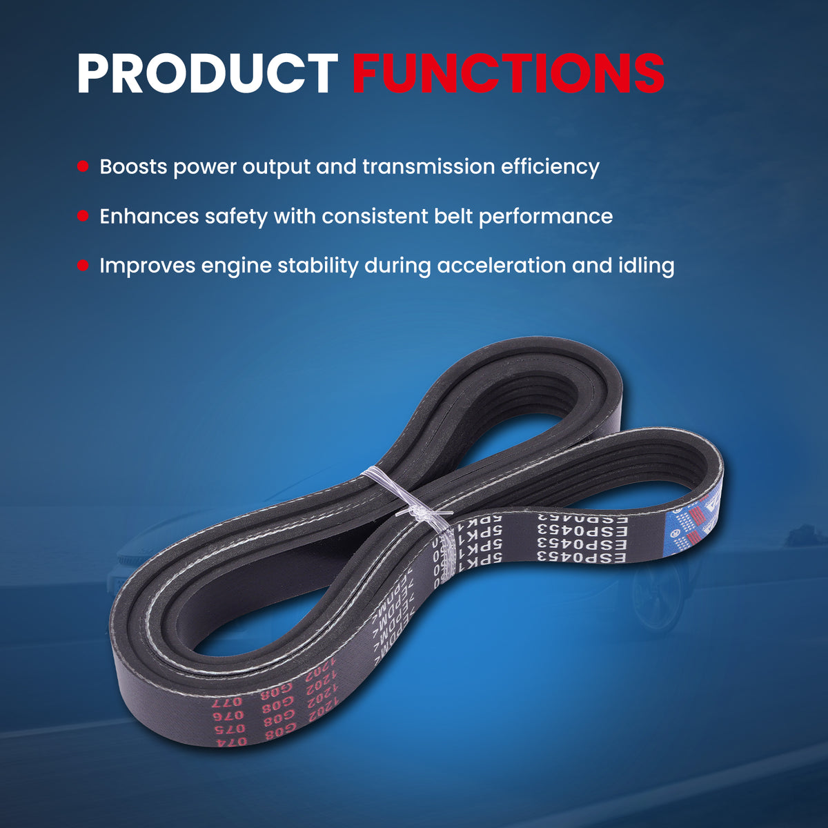 MOCA Serpentine Belt - ESP0453