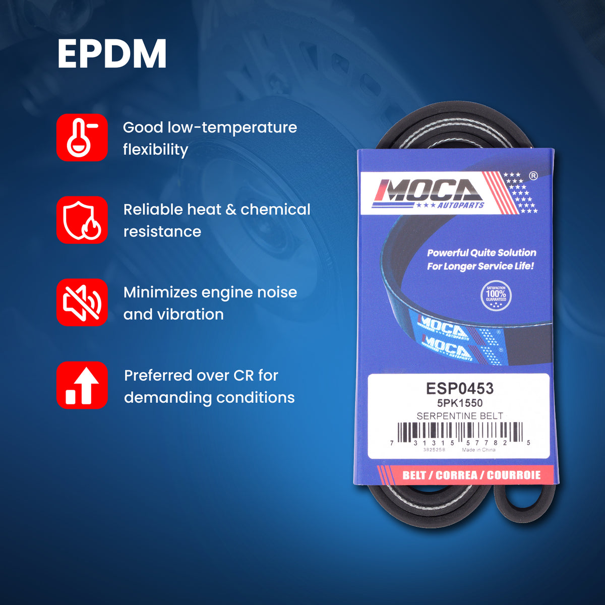 MOCA Serpentine Belt - ESP0453