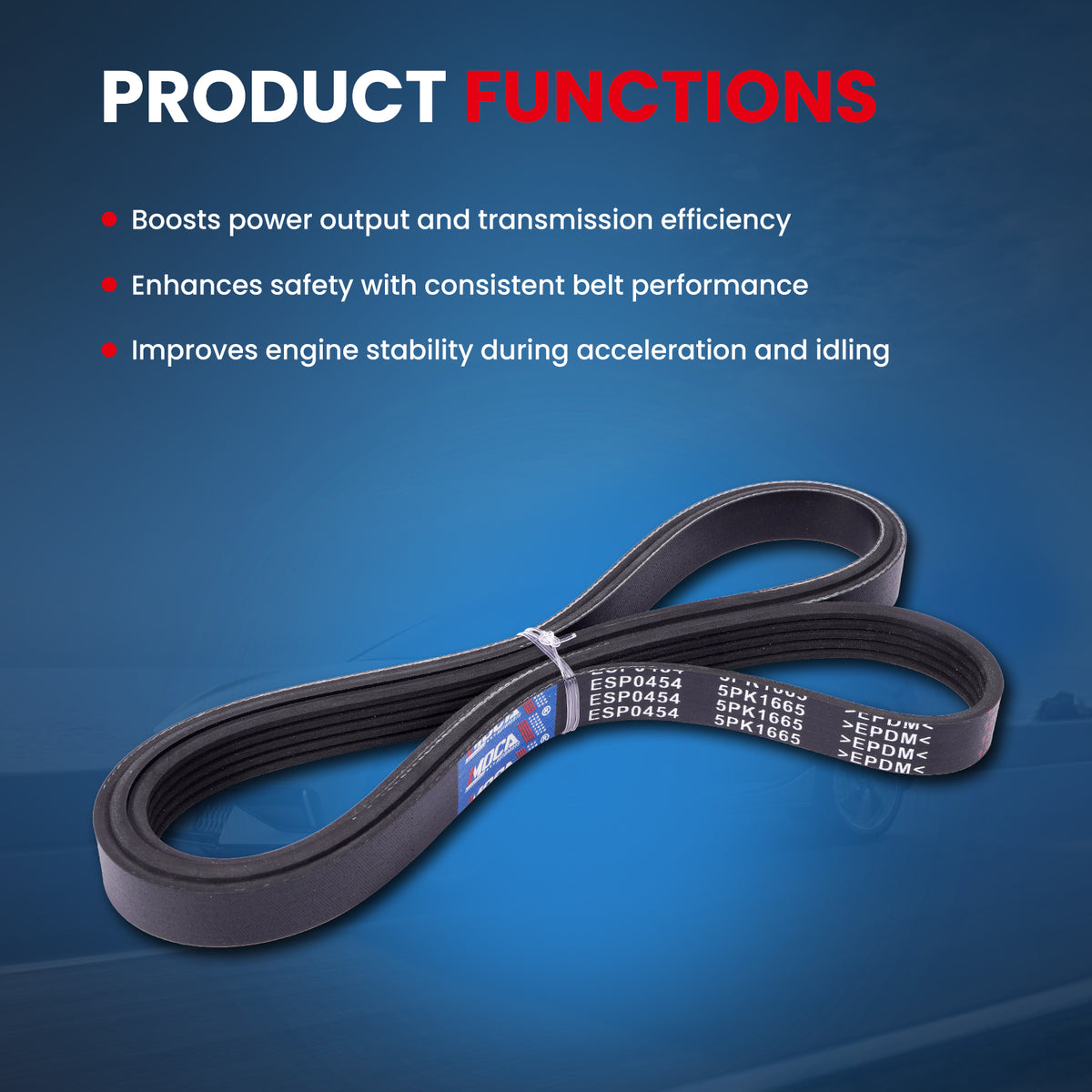 MOCA Serpentine Belt - ESP0454