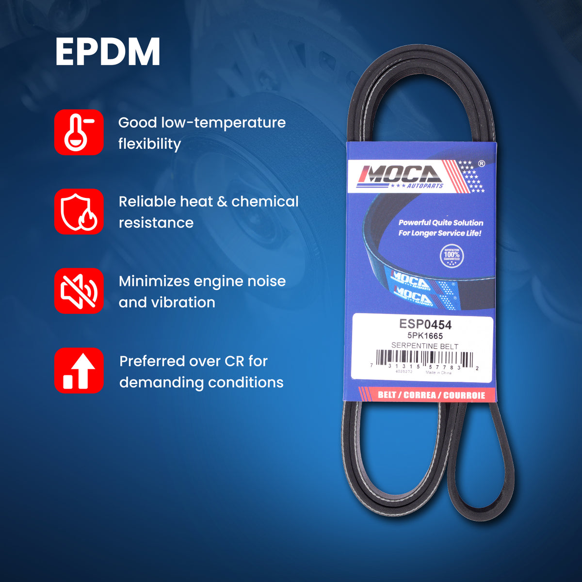 MOCA Serpentine Belt - ESP0454