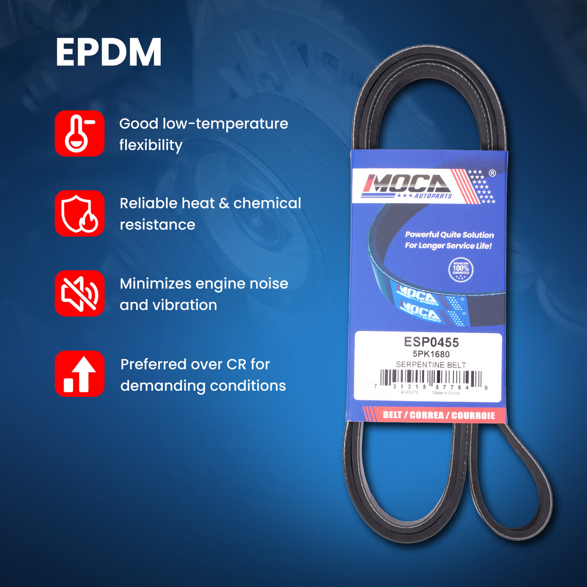 MOCA Serpentine Belt - ESP0455
