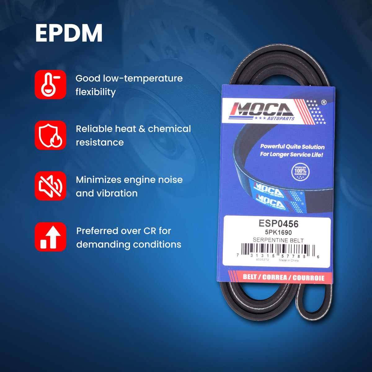 MOCA Serpentine Belt - ESP0456