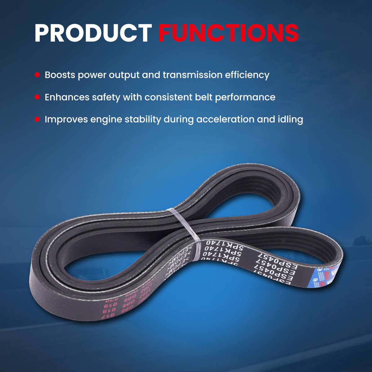 MOCA Serpentine Belt - ESP0457