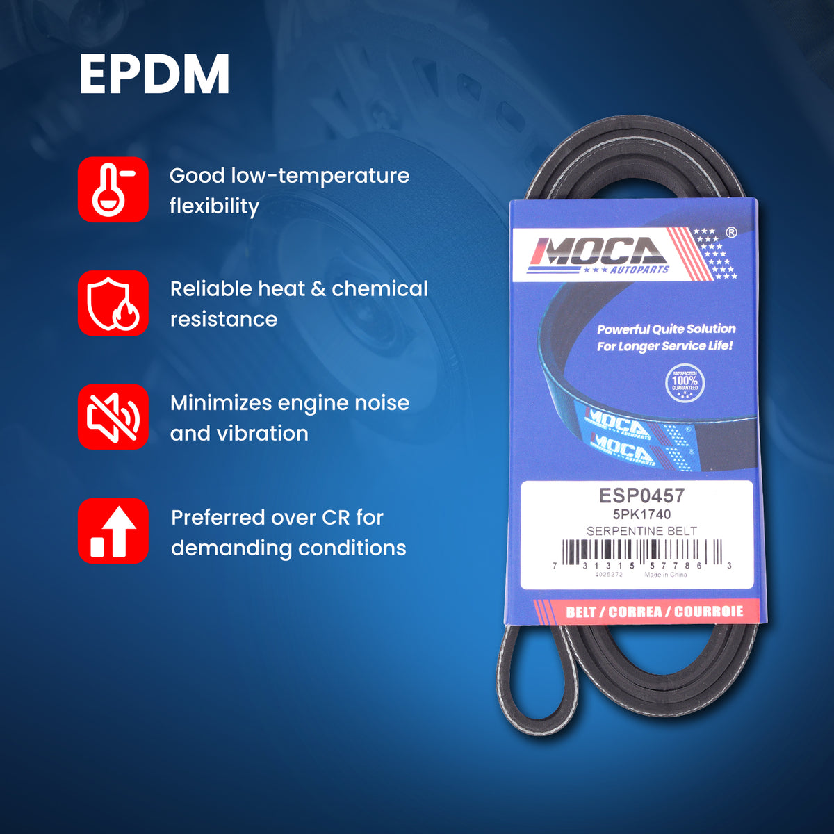 MOCA Serpentine Belt - ESP0457