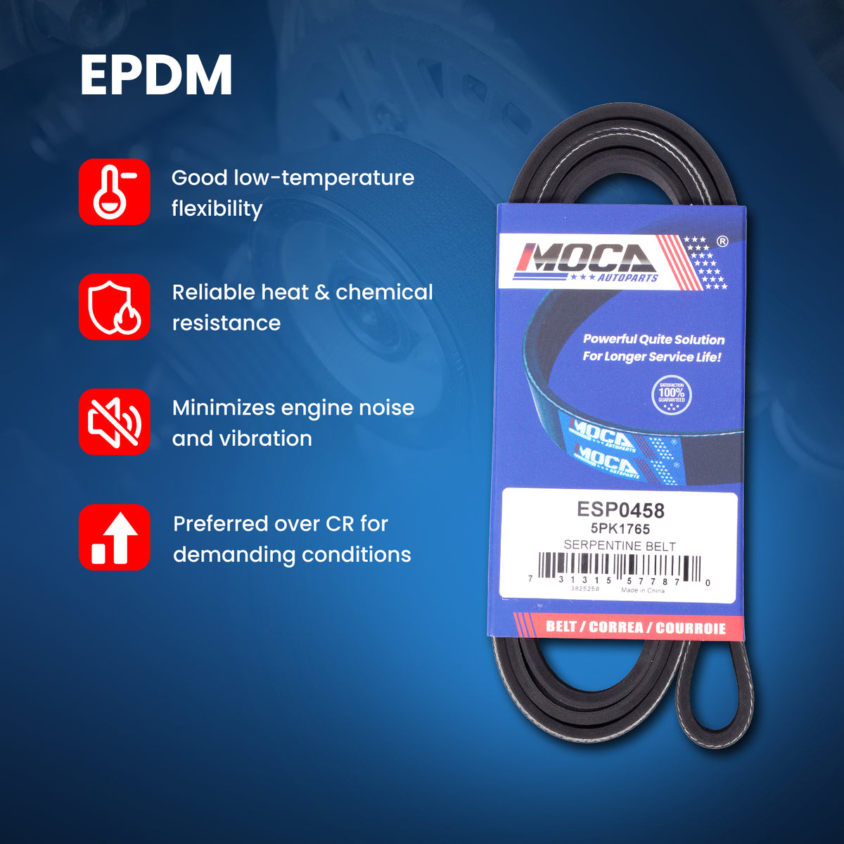 MOCA Serpentine Belt - ESP0458