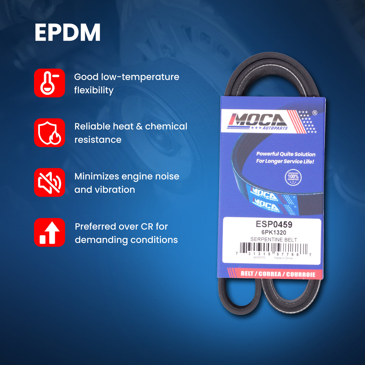 MOCA Serpentine Belt - ESP0459