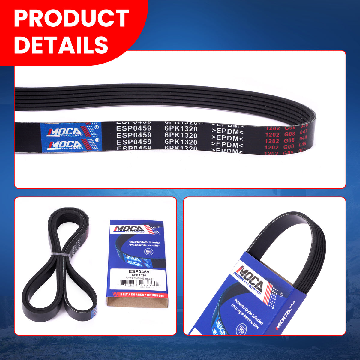 MOCA Serpentine Belt - ESP0459