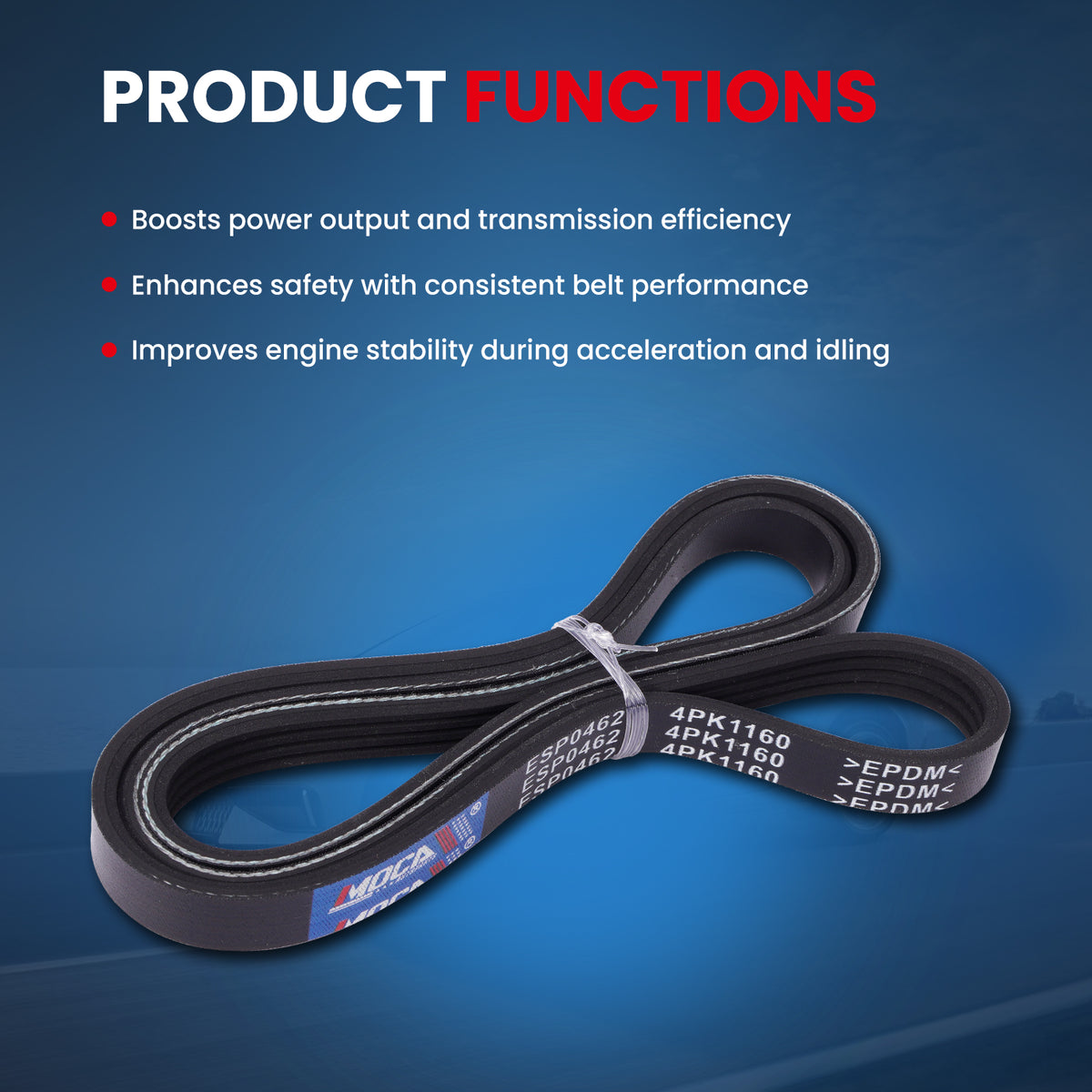 MOCA Serpentine Belt - ESP0462