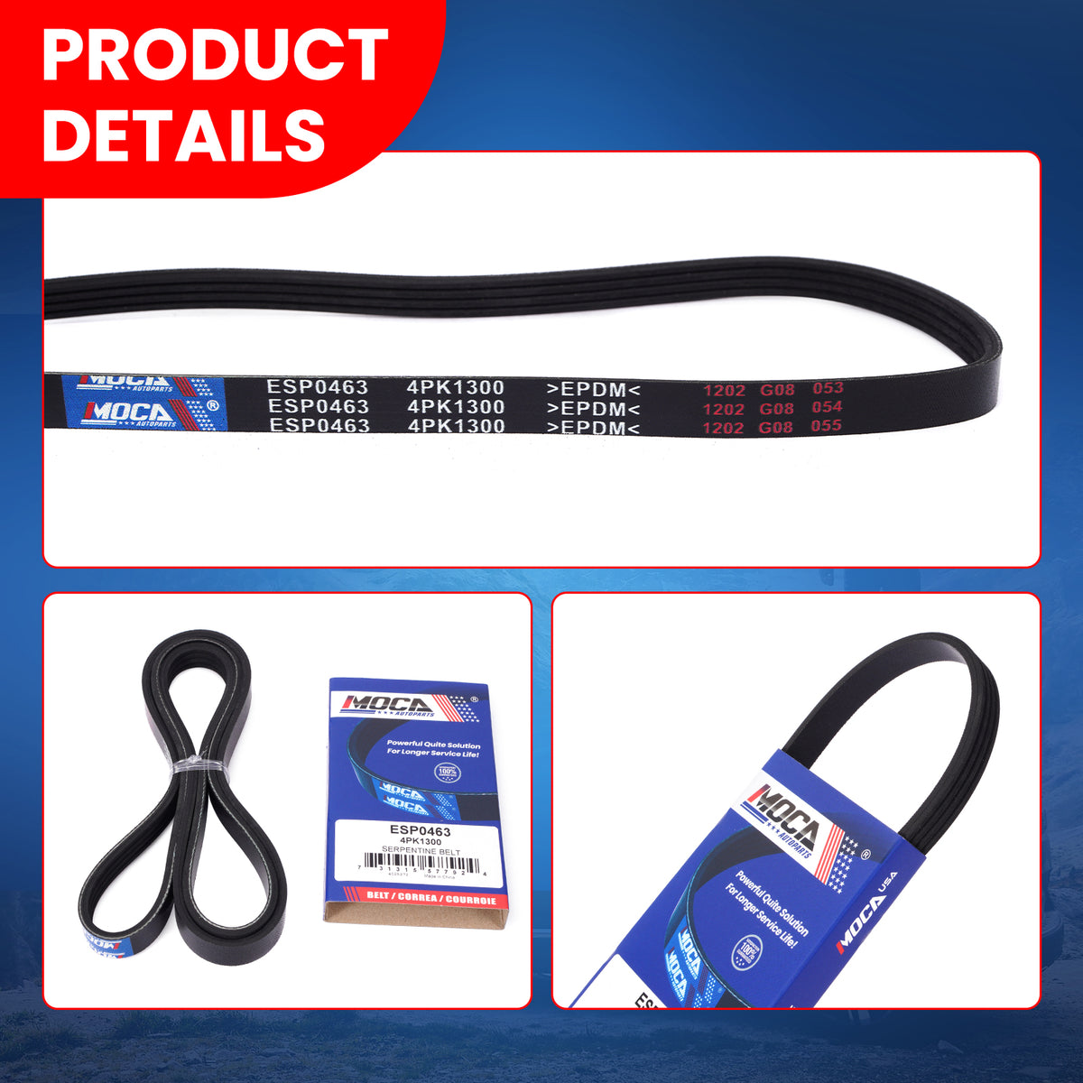 MOCA Serpentine Belt - ESP0463