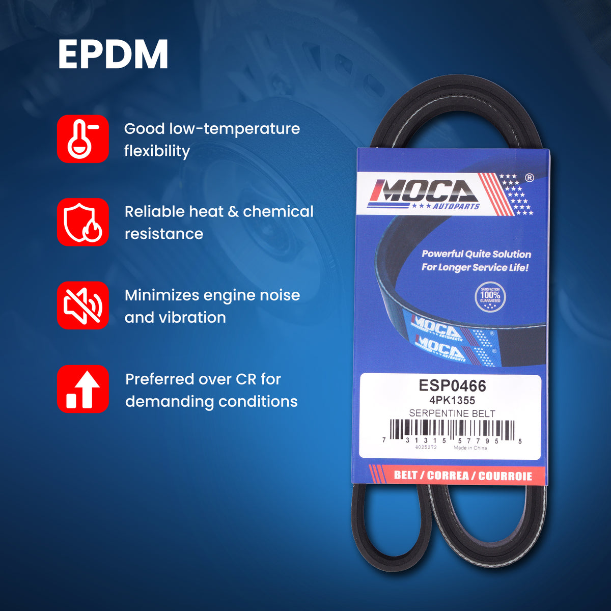MOCA Serpentine Belt - ESP0466