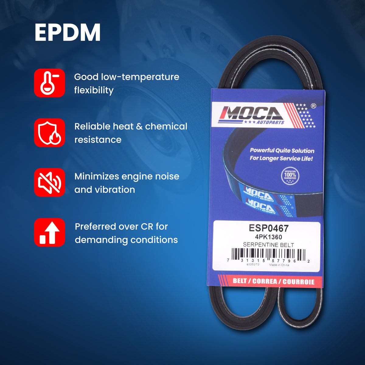 MOCA Serpentine Belt - ESP0467