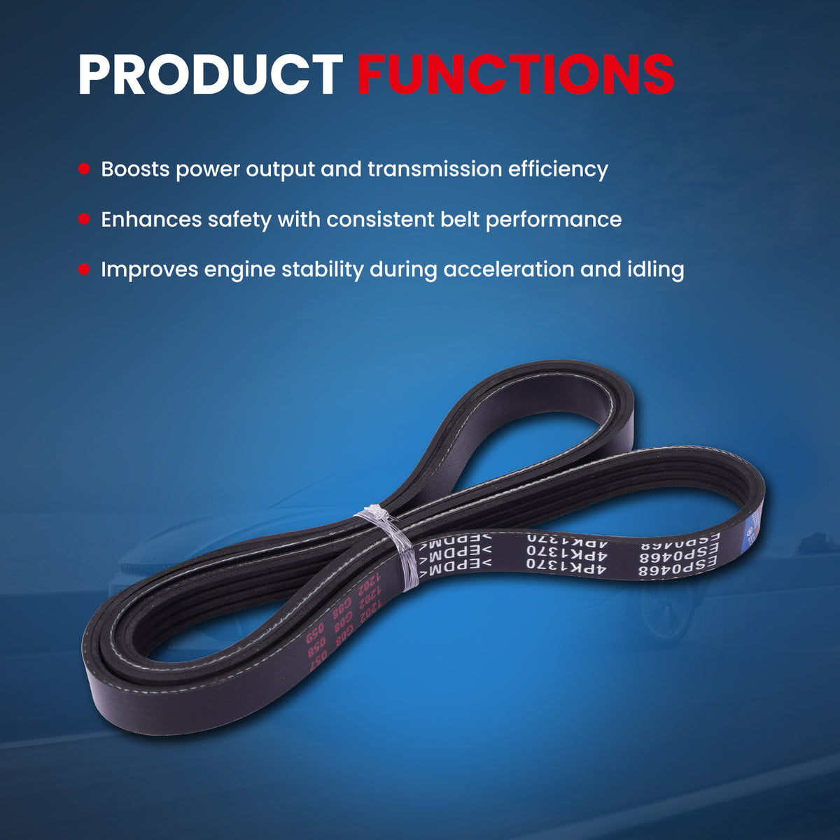 MOCA Serpentine Belt - ESP0468
